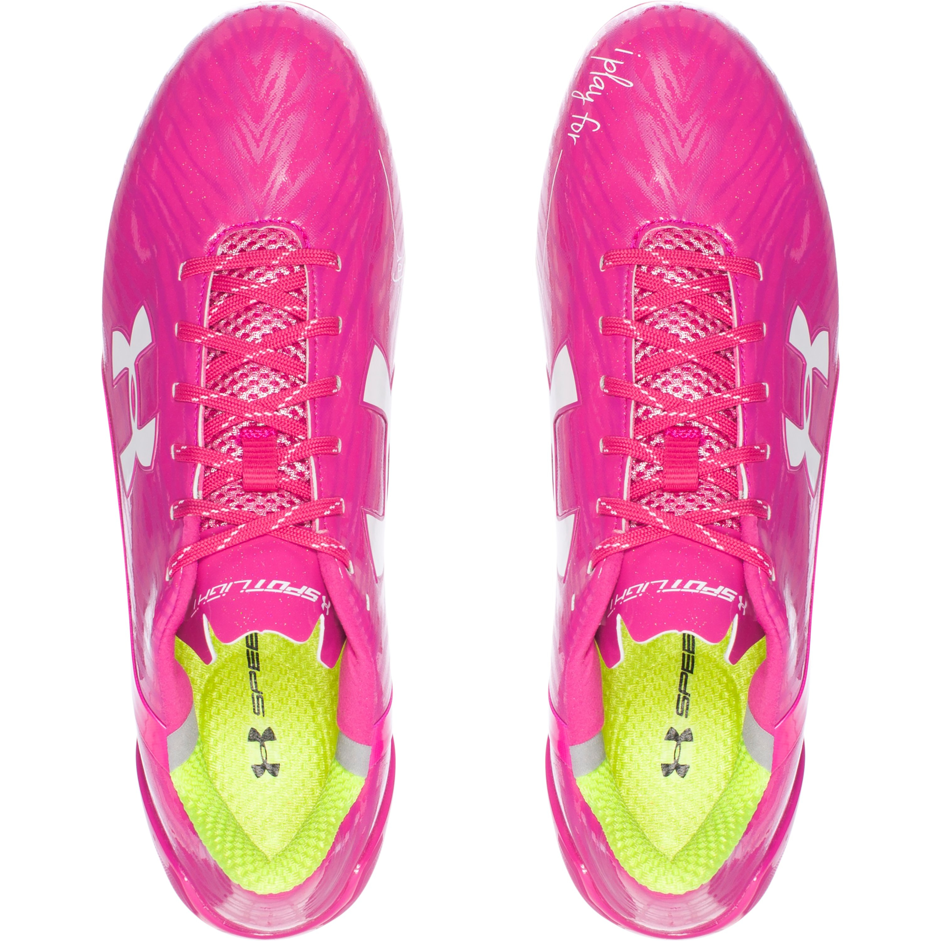 mens pink football cleats